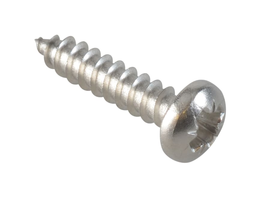 Forgefix FPSTPP586SS 5/8in Pozi Pan Head Self-Tapping Screw Stainless Steel