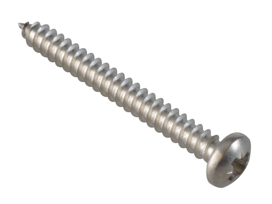 Forgefix FPSTPP1128SS 1 1/2in x 8 Pozi Pan Head Self-Tapping Screw