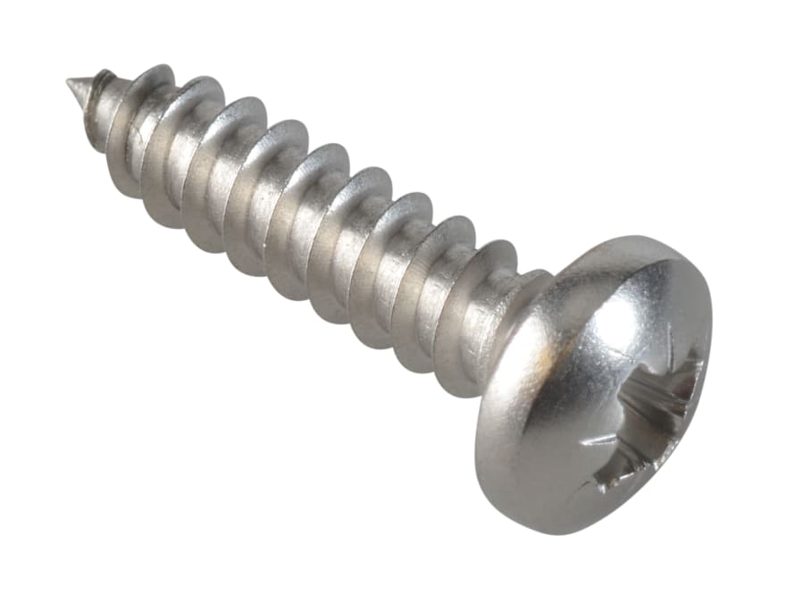 Forgefix FPSTPP3410SS 3/4in x 10 Self-Tapping Pan Head Screw