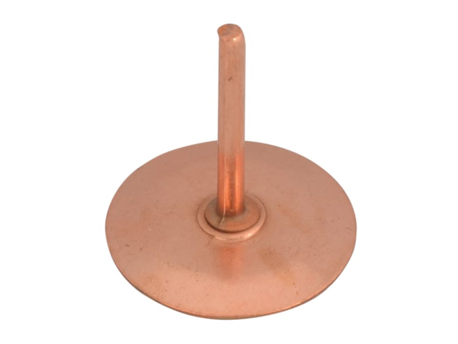 Forgefix 100DISCRIVC Copper Disc Rivets 20 × 20 × 1.5mm