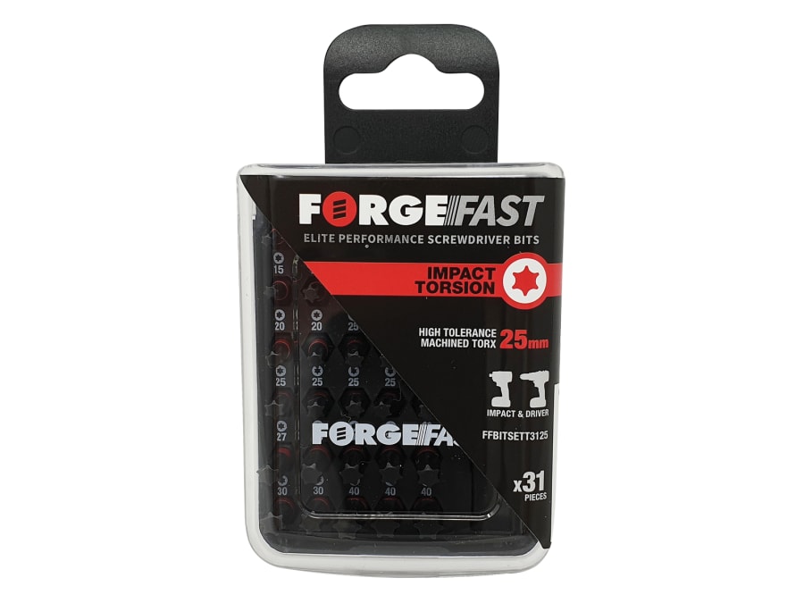 Forgefix FFBITSETT3125 31 Piece Impact Bit Set