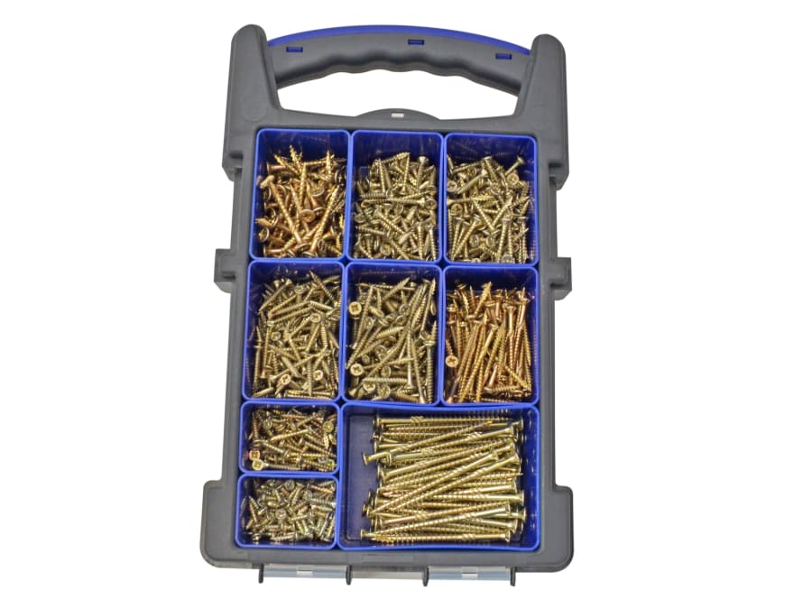 Forgefix OPFFP1000Y Wood Screw Organiser 1000 Piece