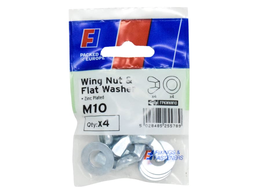 Forgefix FPKWNW10 Wing Nut & Washer M10