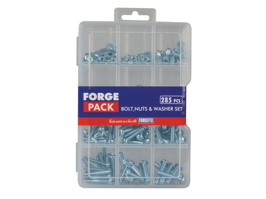 Forgefix FPNWSET 285 Piece Bolt Nut & Washer Kit