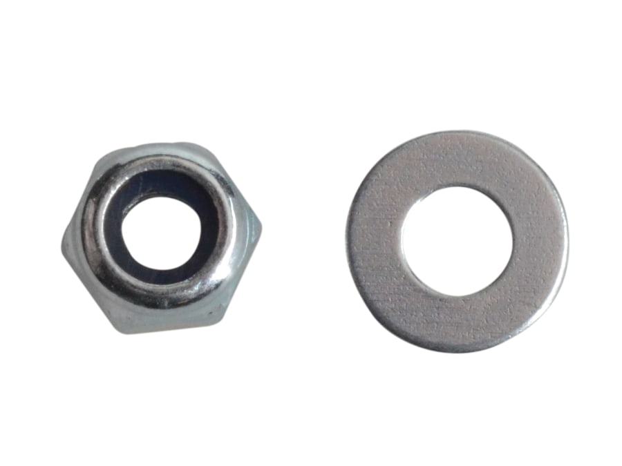 Forgefix FPNYLOC3 M3 Nyloc Nuts & Washers Zinc Plated