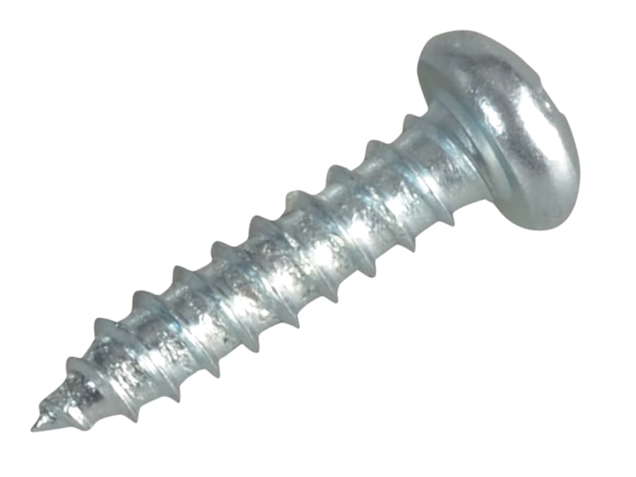 Forgefix FPSTPP124ZP 1/2in x 4in Pozi Pan Head Self-Tapping Screw ZP