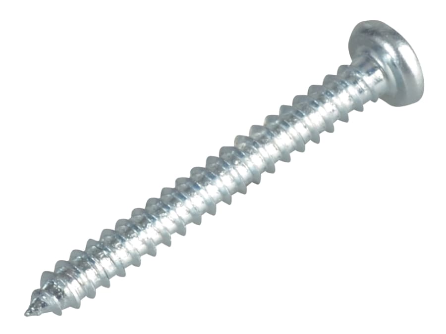 Forgefix FPSTPP14ZP Pozi Pan Head Self-Tapping Screw ZP 1in x 4