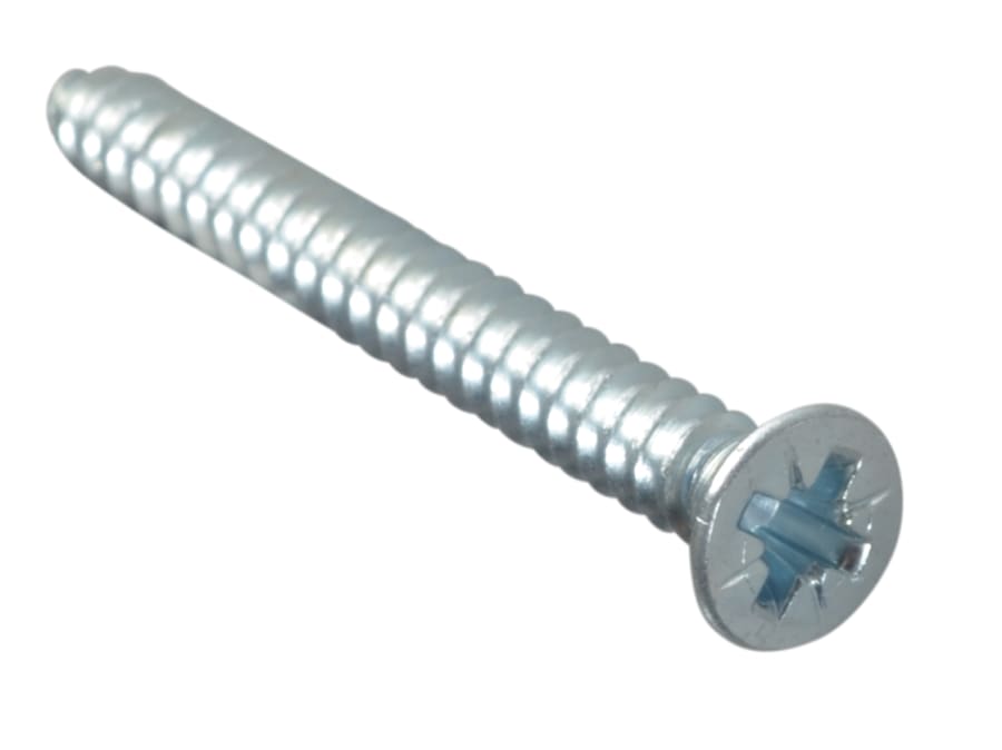 Forgefix FPSTCSK1128ZP 1.1/2in x 8 Self-Tapping Pan Head Screws ZP