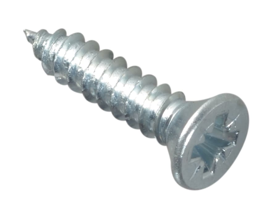Forgefix FPSTCSK348ZP Pozi Countersunk Self-Tapping Screw ZP 3/4in x 8