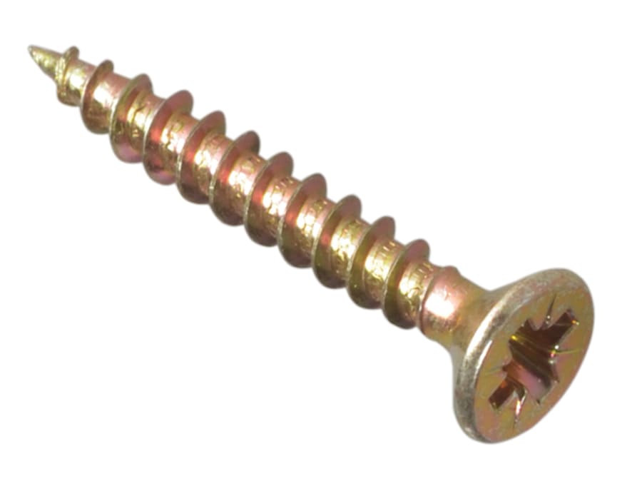 Forgefix MPS325Y Multi-Purpose Pozi Screw 3.0 x 25mm Box 200