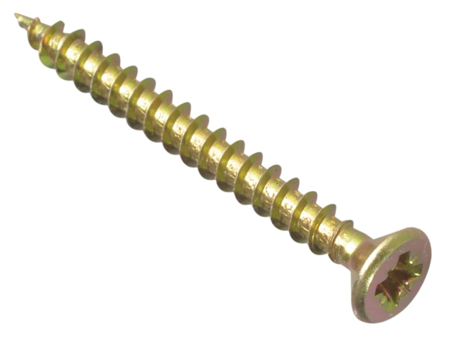 Forgefix MPS4540Y Multi-Purpose Screw 4.5 x 40mm Yellow Zinc