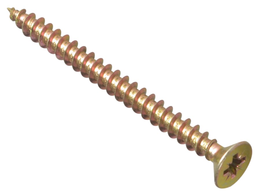 Forgefix MPS660Y Multi-Purpose Screw 6.0 x 60mm Box 100