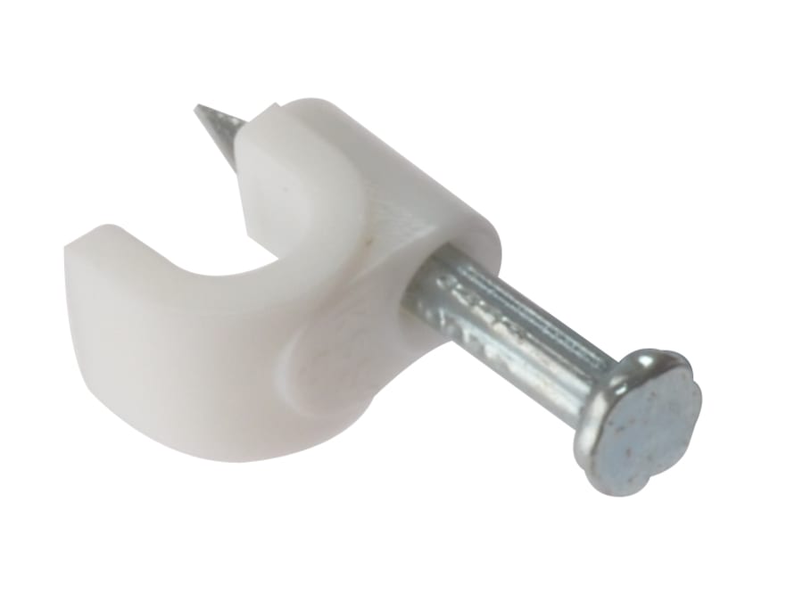 Forgefix RCC56W 5-6mm Round Cable Clip White