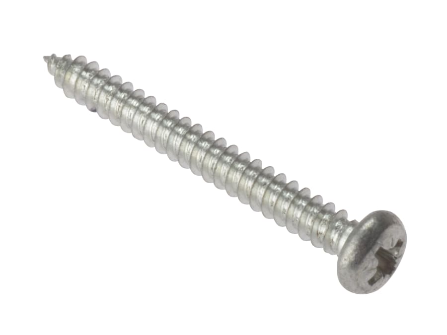 Forgefix RH1128ZP 1.1/2in x 8 Pozi Compatible Round Head Screws 200pk