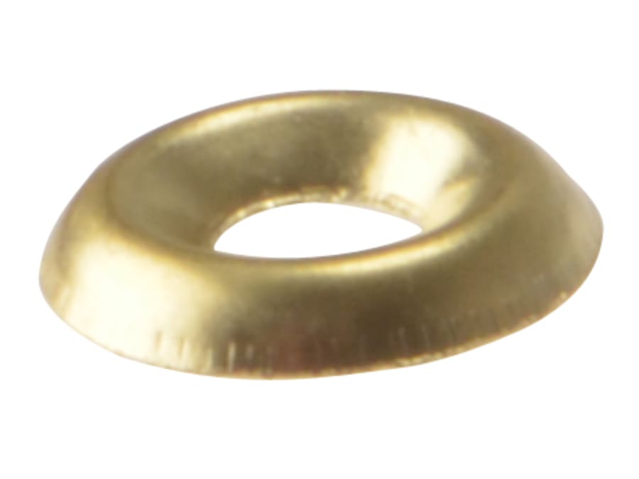 Forgefix 200SCW10B 10B Solid Brass Screw Cup Washers Bag 200
