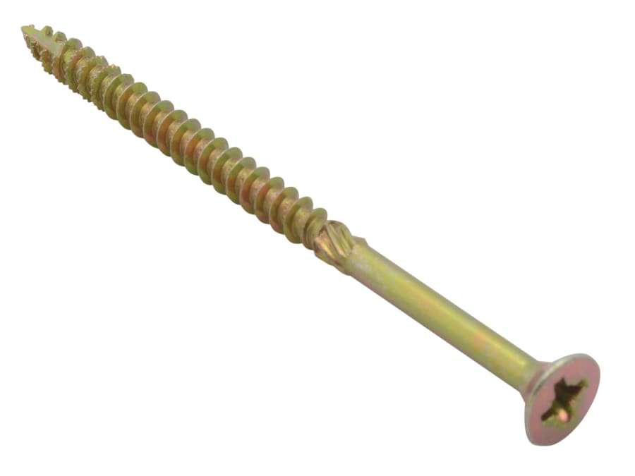 Forgefix SPE5100YB PZ Compatible Wood Screw 5.0 x 100mm Box 300