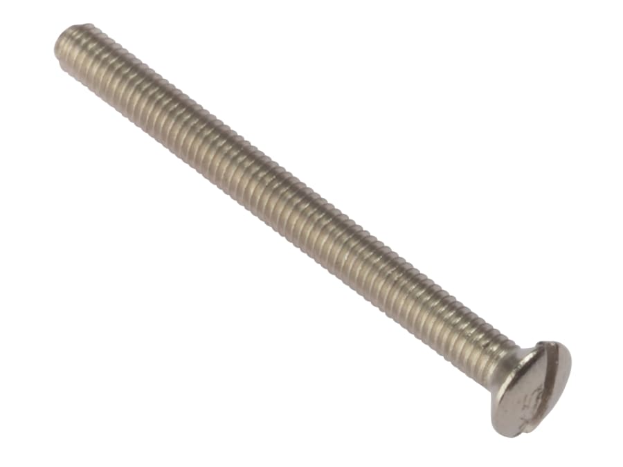 Forgefix 100SS3540NP 3.5 x 40mm Slotted Raised Head Socket Screw