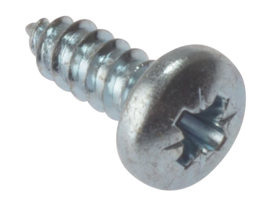 Forgefix STPP1210ZP 1/2in x 10 Self-Tapping Pan Head Screw with 200