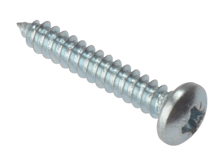 Forgefix STPP1128ZP 1.1/2in x 8 Pozi Pan Head Self-Tapping Screw ZP Box 200