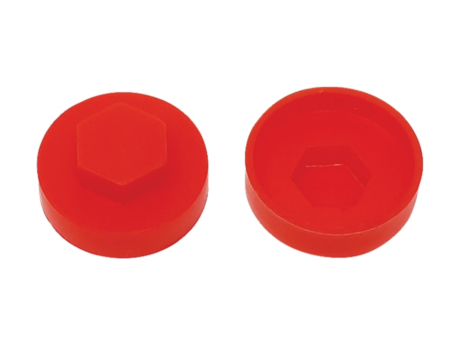 Forgefix TFCC16PR 16mm Cover Cap Poppy Red