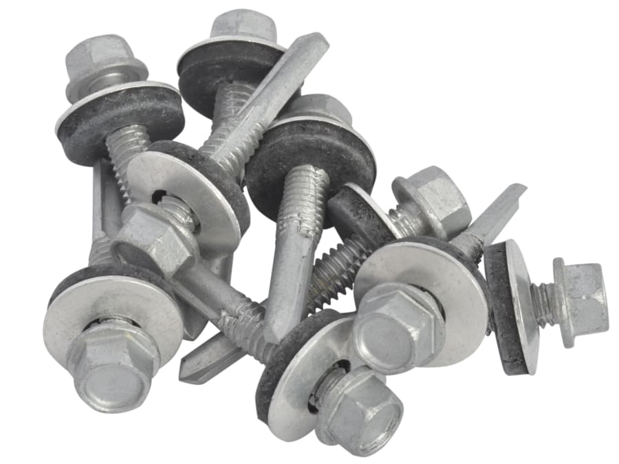 Forgefix TFHH5535 5.5 x 35mm Hex Head Roofing Screw Self-Drill Pack 100