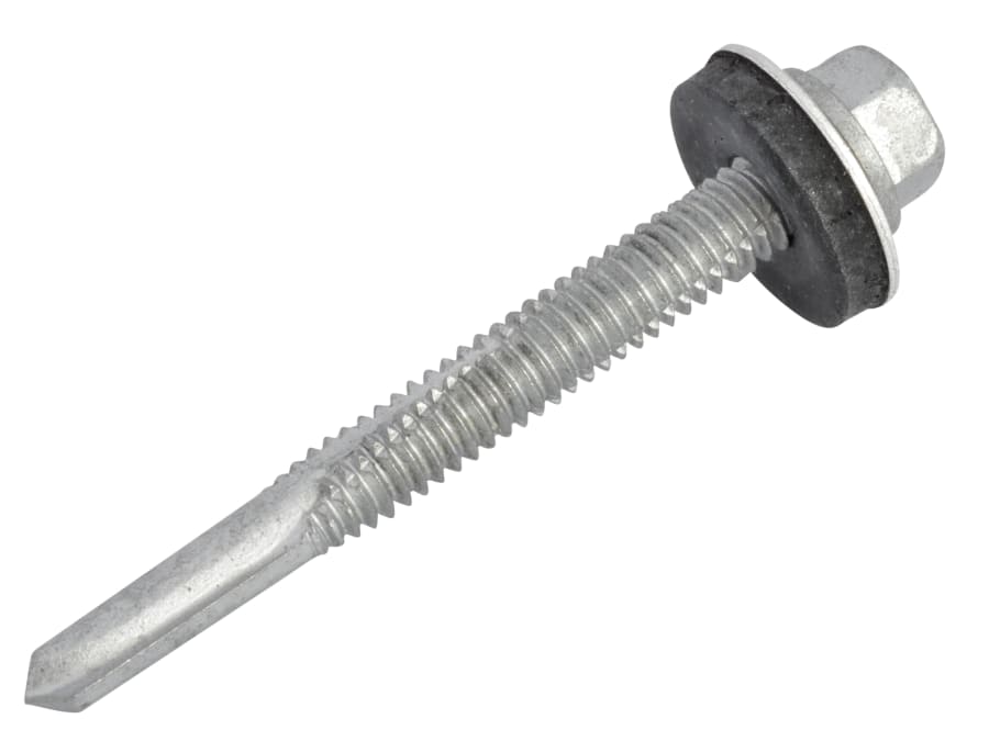 Forgefix TFHH5551 5.5 x 51mm Hex Head Roofing Screw Self-Drill Pack 100