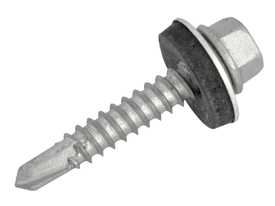 Forgefix TFHL5532 Hex Head Roofing Screw Self-Drill 5.5 x 32mm Pack 100