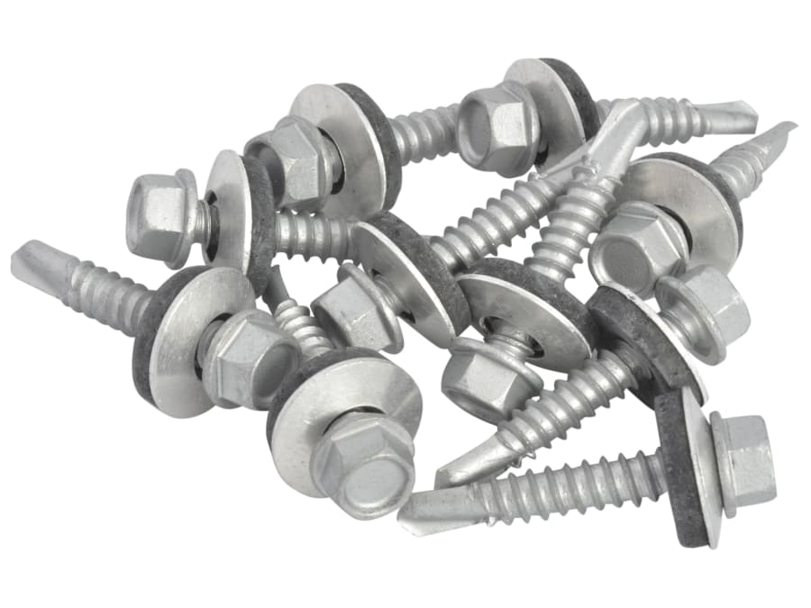 Forgefix TFHL5532 Hex Head Roofing Screw Self-Drill 5.5 x 32mm Pack 100