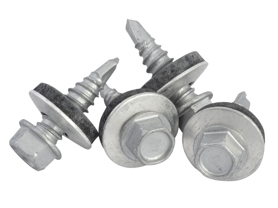 Forgefix TFHS6322 Hex Head Stitching Screw Self-Drill 6.3 x 22mm Pack 100