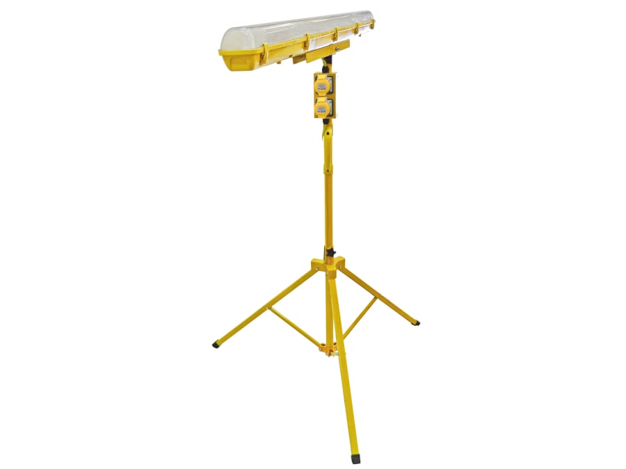 Faithfull Power Plus 5ft LED Plasterer's Tripod Light 4050 Lumens 110V
