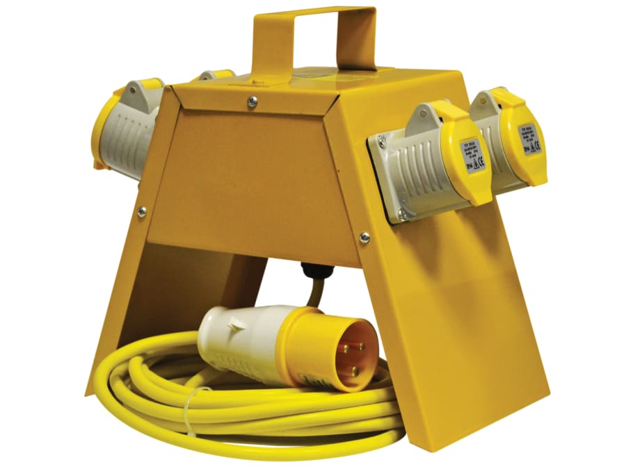 Faithfull Power Plus 4-Way 110V Distribution Box