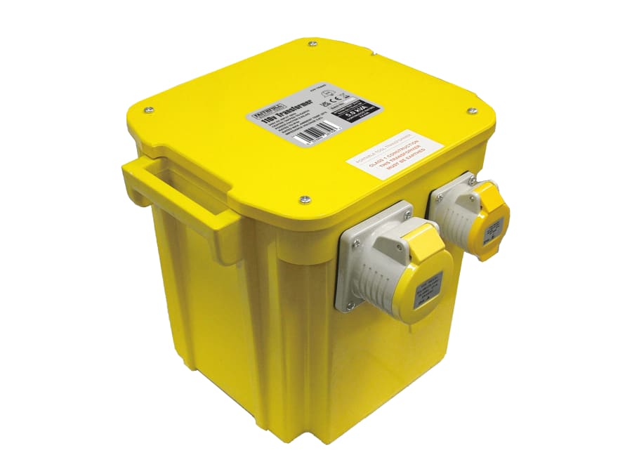 Faithfull Power Plus 5kVA Triple Outlet Transformer