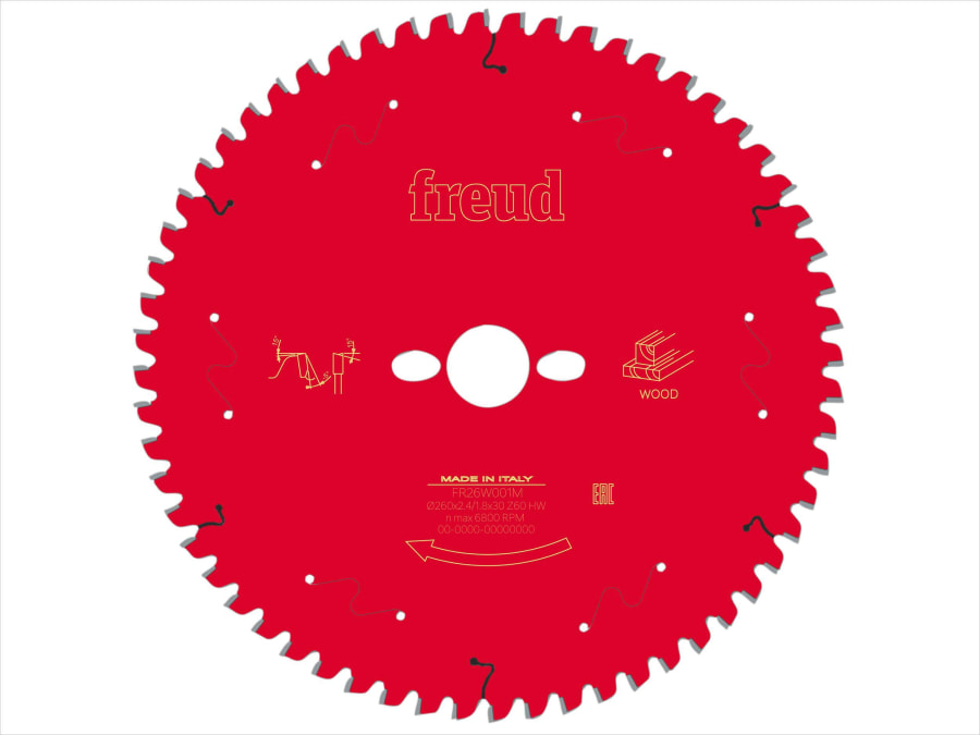 Freud F03FS09760 260mm x 30mm x 60T Mitre Saw Blade