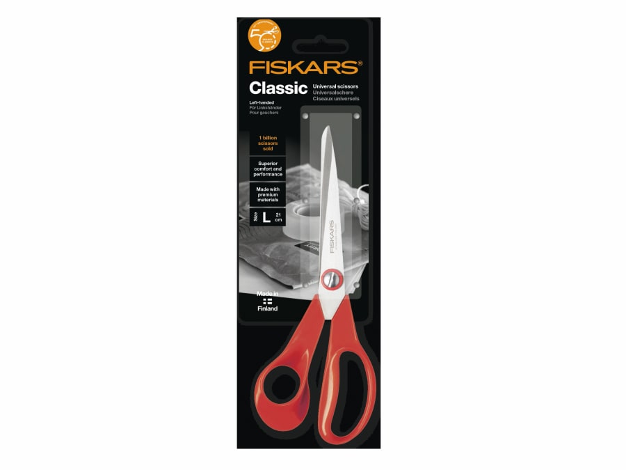 Fiskars 1000814 Left-Handed General-Purpose Scissors 210mm