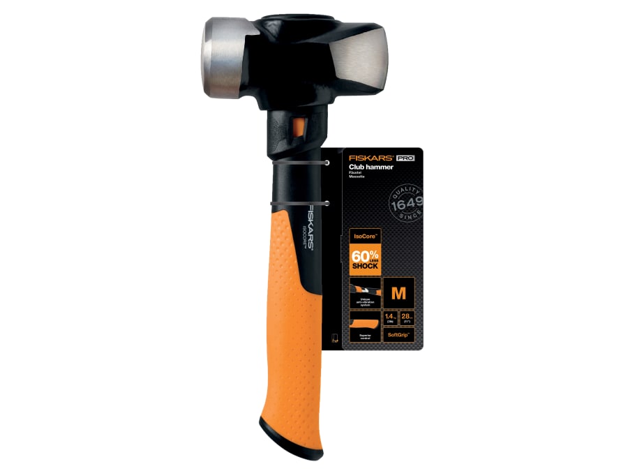 Fiskars 1020217 IsoCore Club Hammer 1.3kg