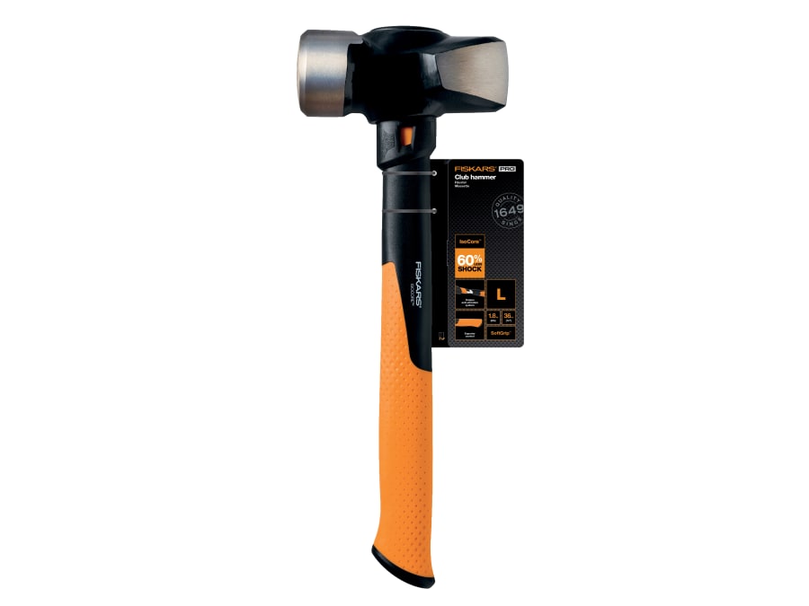 Fiskars 1020218 IsoCore Club Hammer 1.8kg