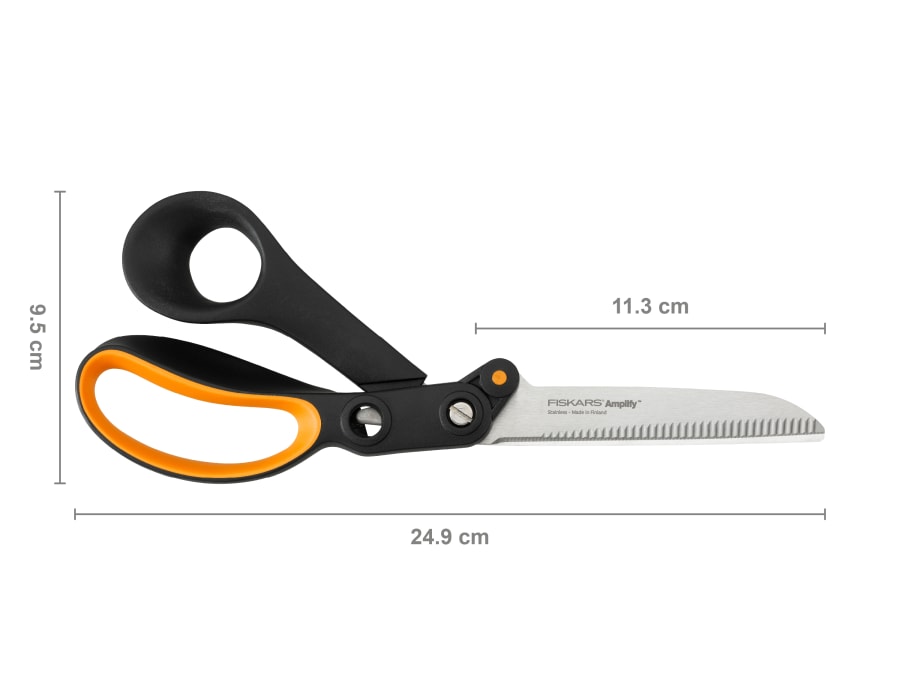 Fiskars 1020223 Amplify 24cm Scissors