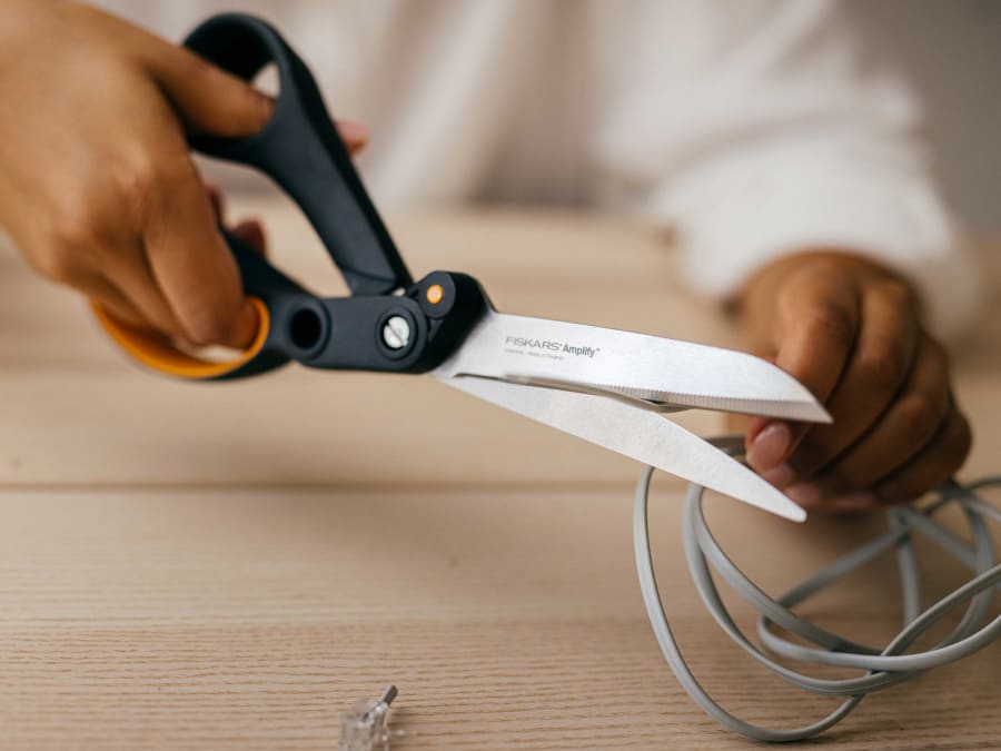 Fiskars 1020223 Amplify 24cm Scissors