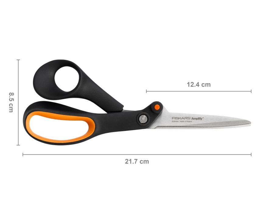 Fiskars 1020224 Amplify Scissors 21cm