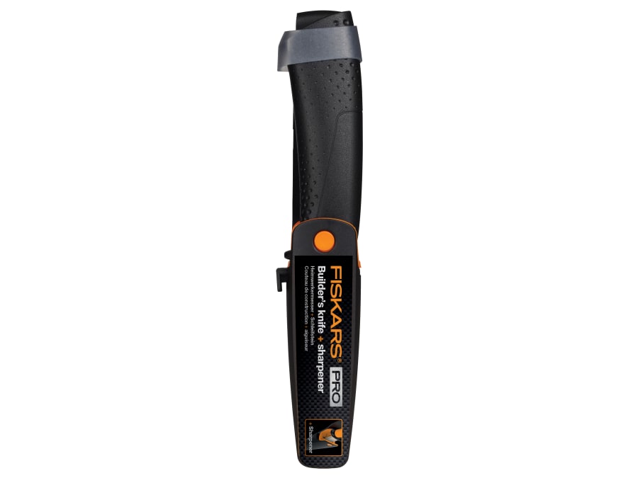 Fiskars 1023617 Builder's Knife with Sharpener