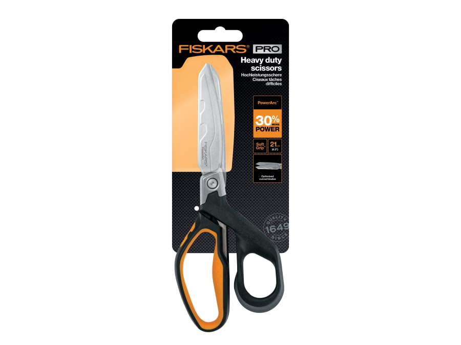 Fiskars 1027204 Heavy-Duty Scissors 210mm