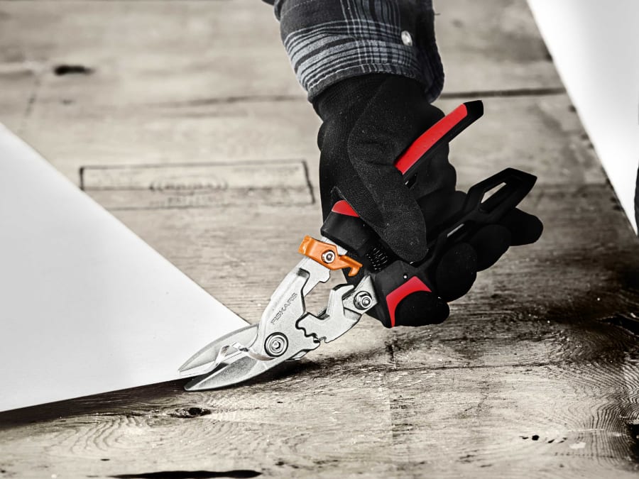 Fiskars 1027209 PowerGear™ Aviation Snips Left Cut 250mm