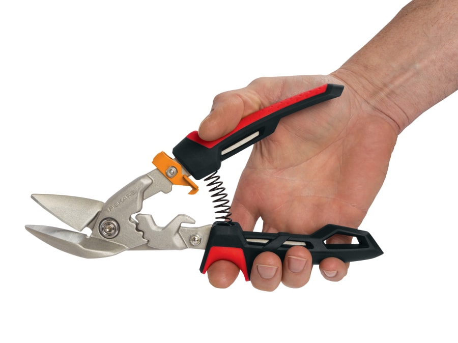 Fiskars 1027211 Offset Aviation Snip Left Cut 250mm