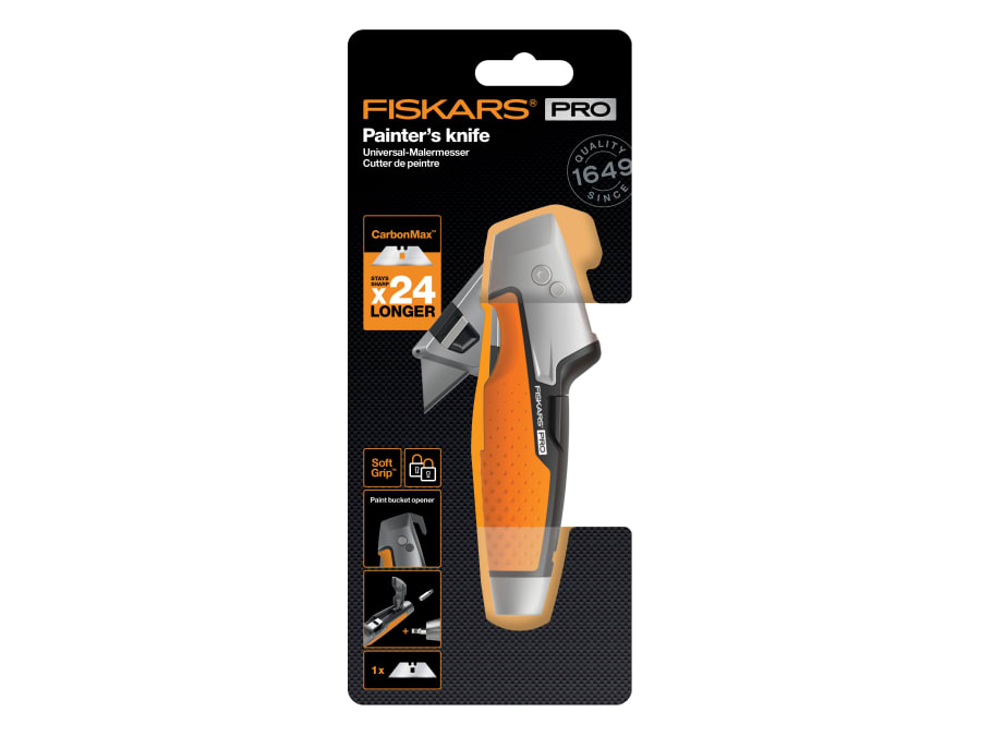 Fiskars 1027225 CarbonMax Painters Utility Knife
