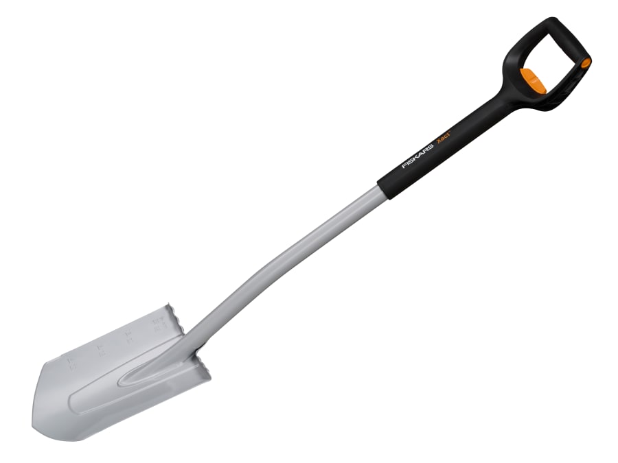 Fiskars 1066732 Xact Telescopic Pointed Spade