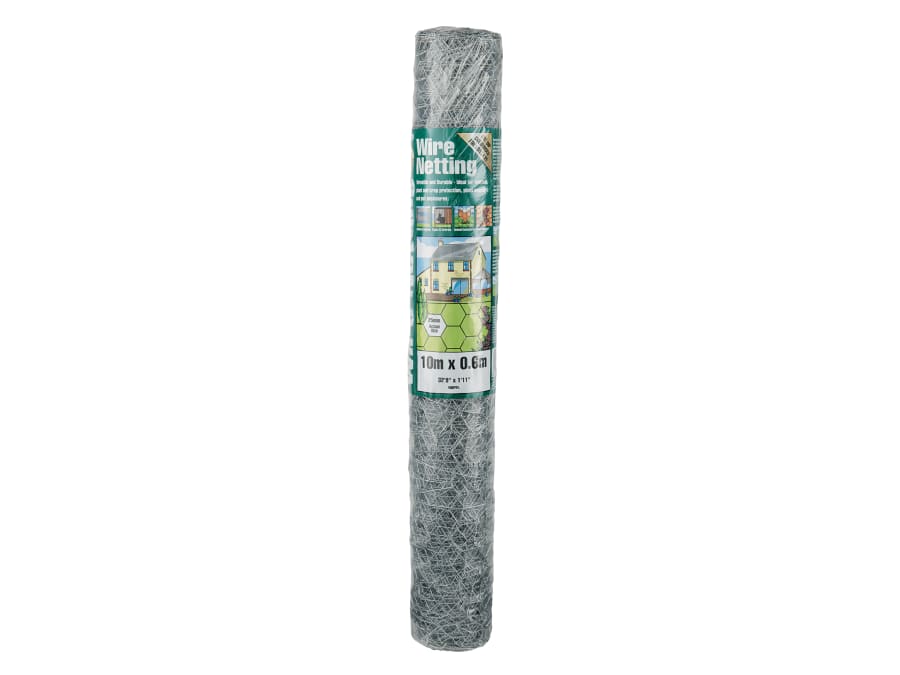 Gardman 50055 Galvanised Wire Netting 25mm Hexagon 0.9m