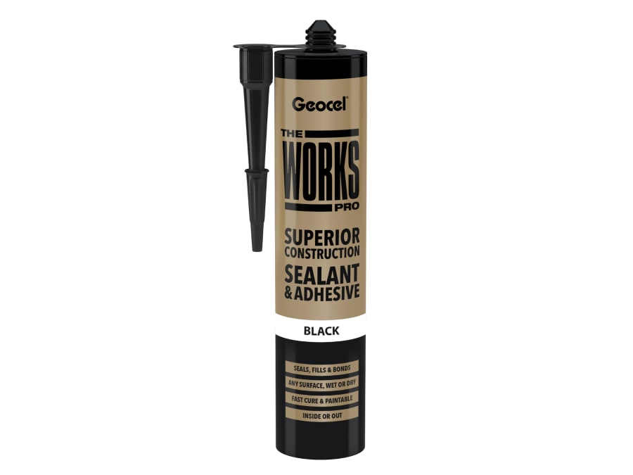 Geocel 6001242C03 Black Sealant & Adhesive 290ml