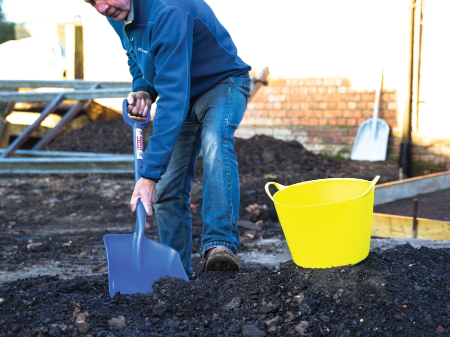 Red Gorilla 1191PPBL Shovel Blue