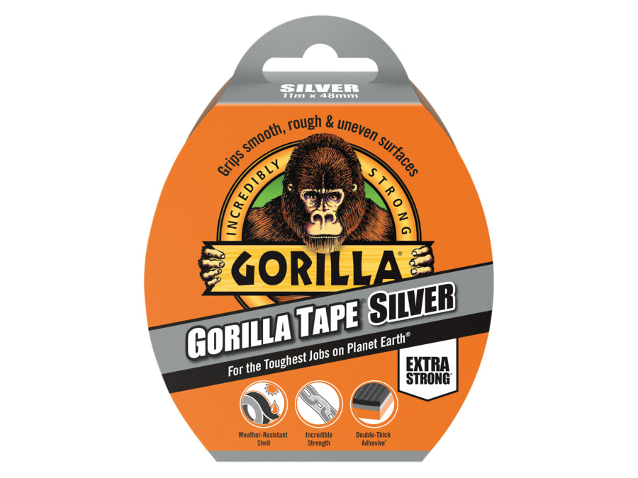Gorilla Glue 3044911 Silver Tape 48mm x 11m