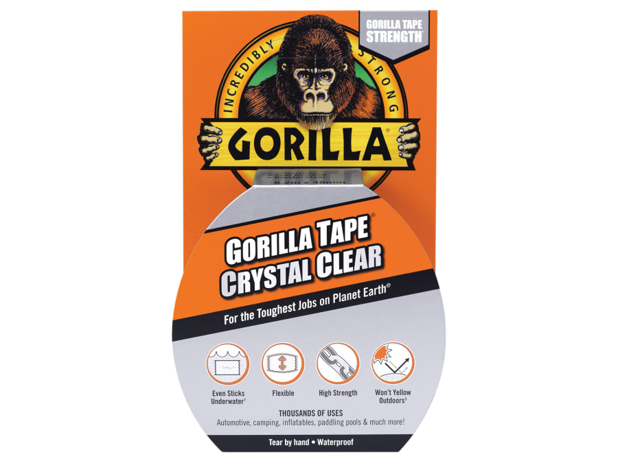 Gorilla Glue 3044701 Crystal Clear Tape 48mm x 8.2m
